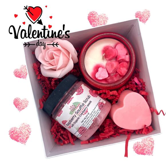White Gift Set for Her - Relaxation Basket - Picture 1 of 7
